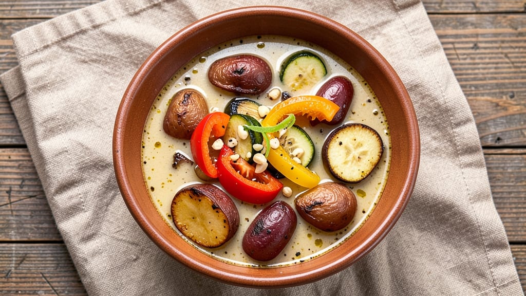 Mcalister's Fire Roasted Vegetable Soup Recipe: Charred Crisp Crowns Over Smoky Tomato Base