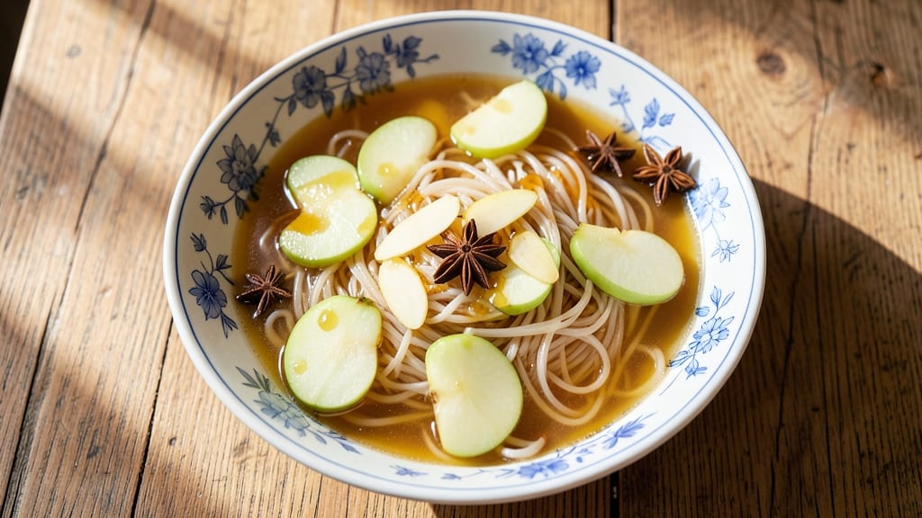 Chinese Apple Soup Recipe: Star-Anise Infused Warmth With Silky Rice Noodles