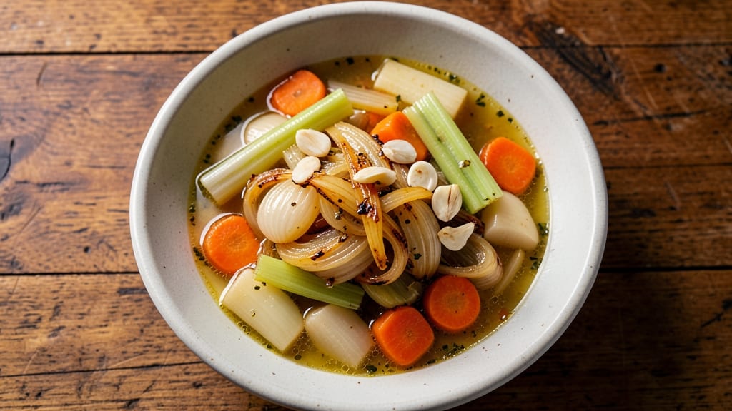 Amy's Vegetable Soup Recipe: Slow-Simmered Umami Bomb With Caramelized Roots