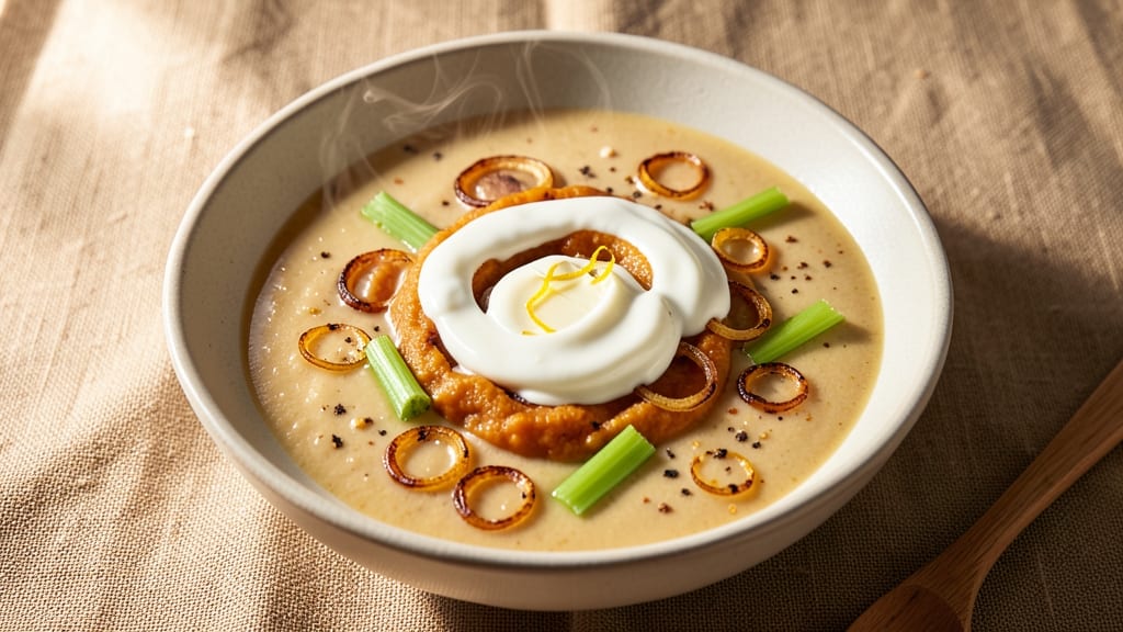 Alton Brown's Squash Soup Recipe: Velvety Roasted Depth With Celery Crown Crunch