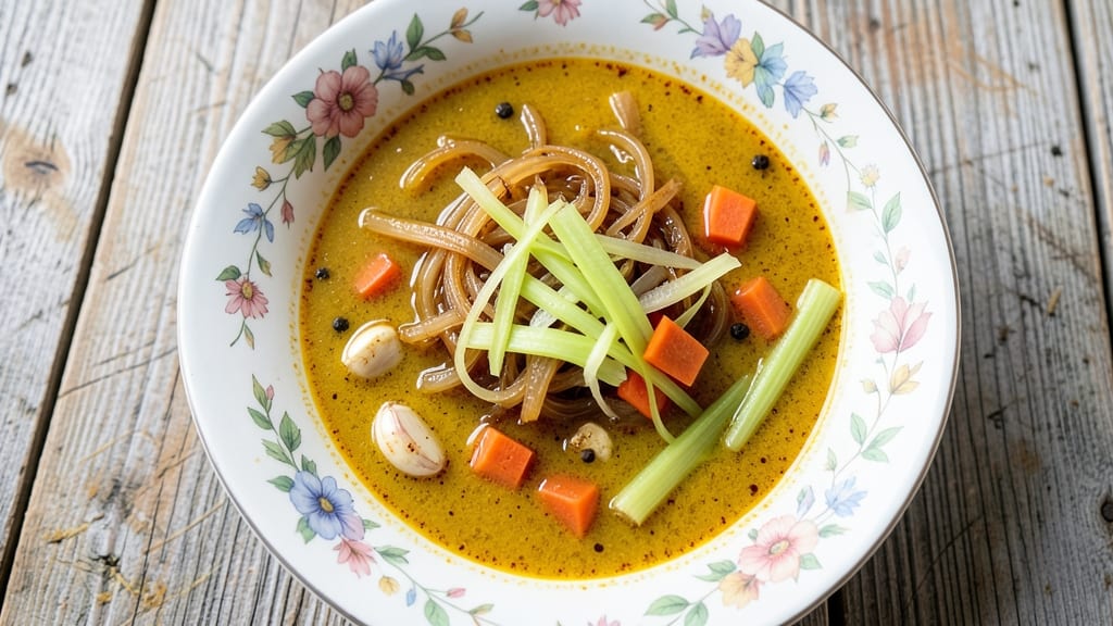 5 Day Soup Fast Recipe: Cleansing Herb and Celery Crown Crunch Delight