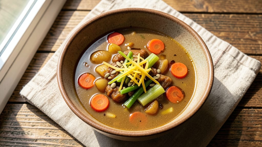 Autumn Harvest Soup Recipe: Panera's Cozy Carrot-Ginger Velout With Toasted Almond Crunch