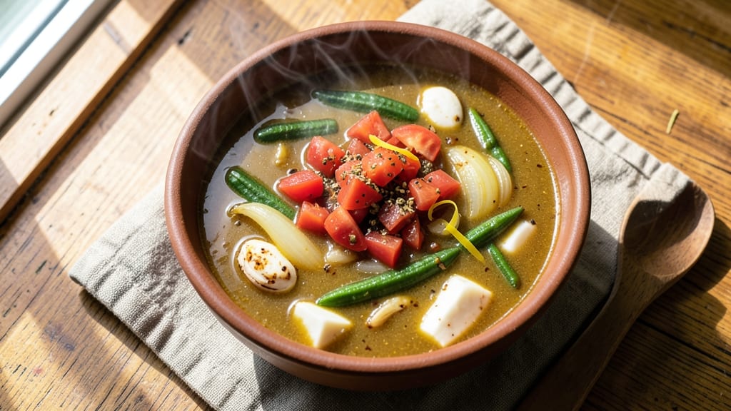 African Vegetable Soup Recipe: Earthy Spice and Nutrient-Packed Bowl