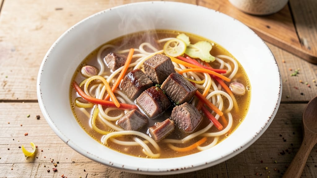 Beef Egg Noodle Soup Recipe: Warmth in a Bowl With Hand-Pulled Noodles