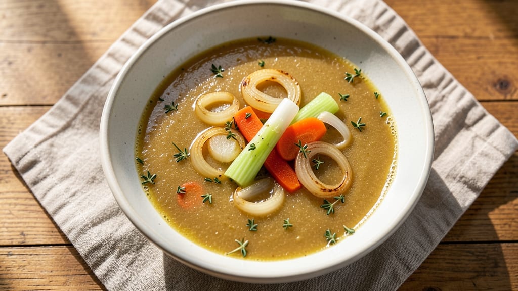Alix Earle's Celery Crown Soup Recipe: Crispy Topping Meets Silky Herb Velouté
