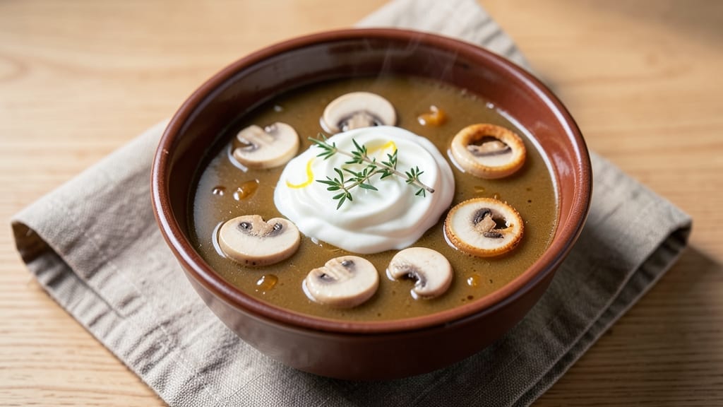 Best Mushroom Soup Recipe With Sherry: Earthy Umami Depth With Toasted Bread Crunch