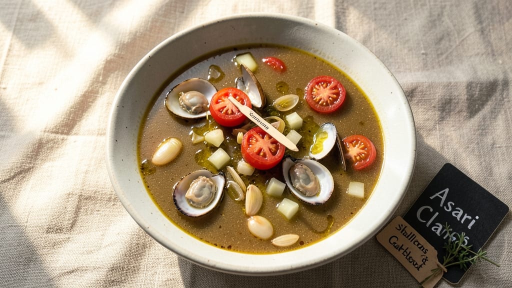 Asari Clams Soup Recipe: Briny Seaflavor Meets Silky Tomato Velout