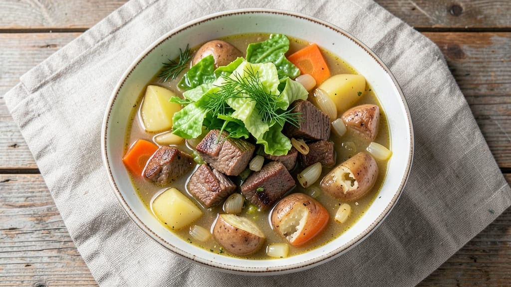Beef and Cabbage Soup Recipe with Potatoes: Hearty One-Pot Winter Nourishment