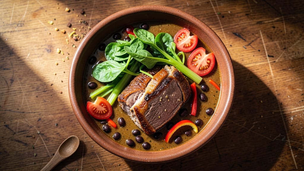 Achi Soup Recipe: Smoky Tomato and Celery Crown Crunch Delight