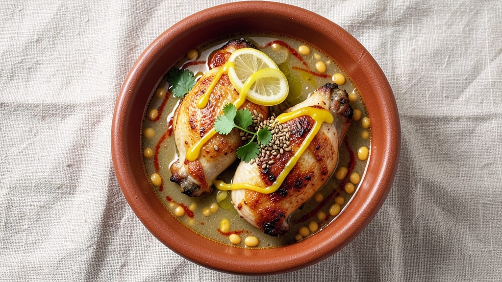 Arabic Chicken Soup Recipe: Spiced Lemon and Harissa Comfort in One Pot