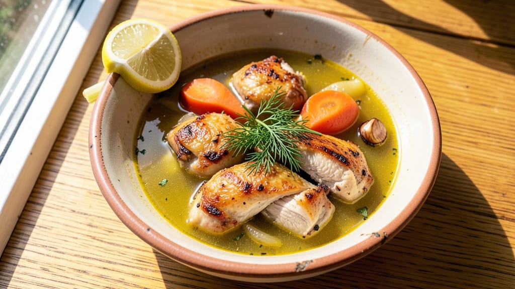 Authentic Greek Lemon Chicken Soup Recipe: Bright Citrus and Herb-Infused Comfort