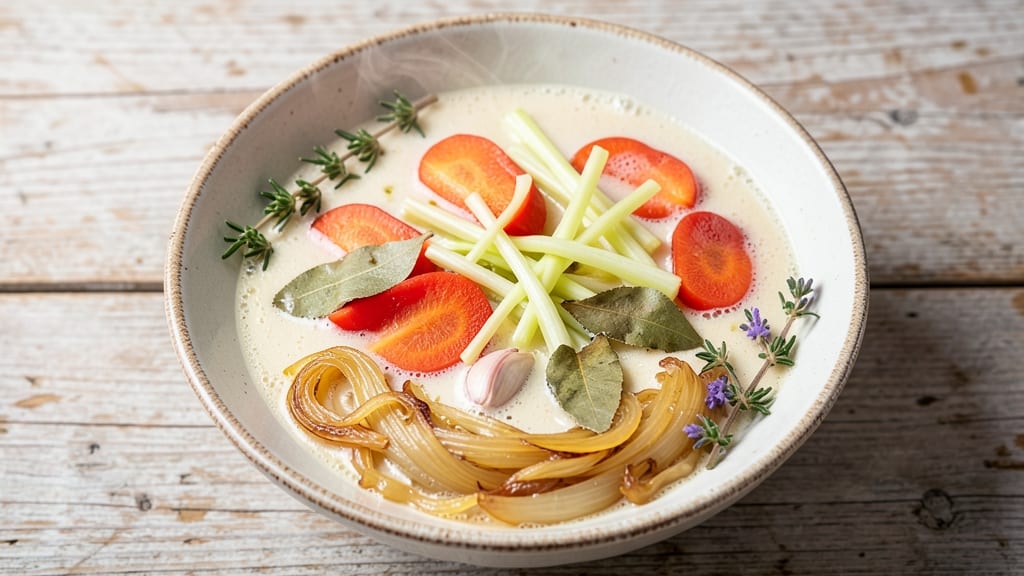 Bear Creek Vegetable Soup Recipe: Slow-Simmered Herb Depth With Crispy Celery Crowns