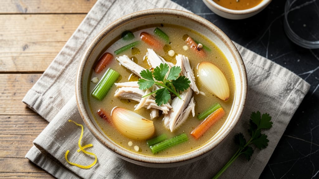 Barefoot Contessa Chicken Soup Recipe: Homestyle Comfort with Crispy Celery Crowns