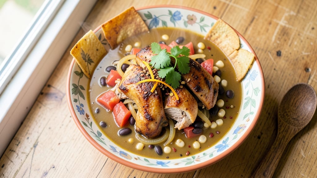 Barefoot Contessa Chicken Tortilla Soup Recipe: Crispy Tortilla Crowns Over Zesty Tomato-Chicken Velout