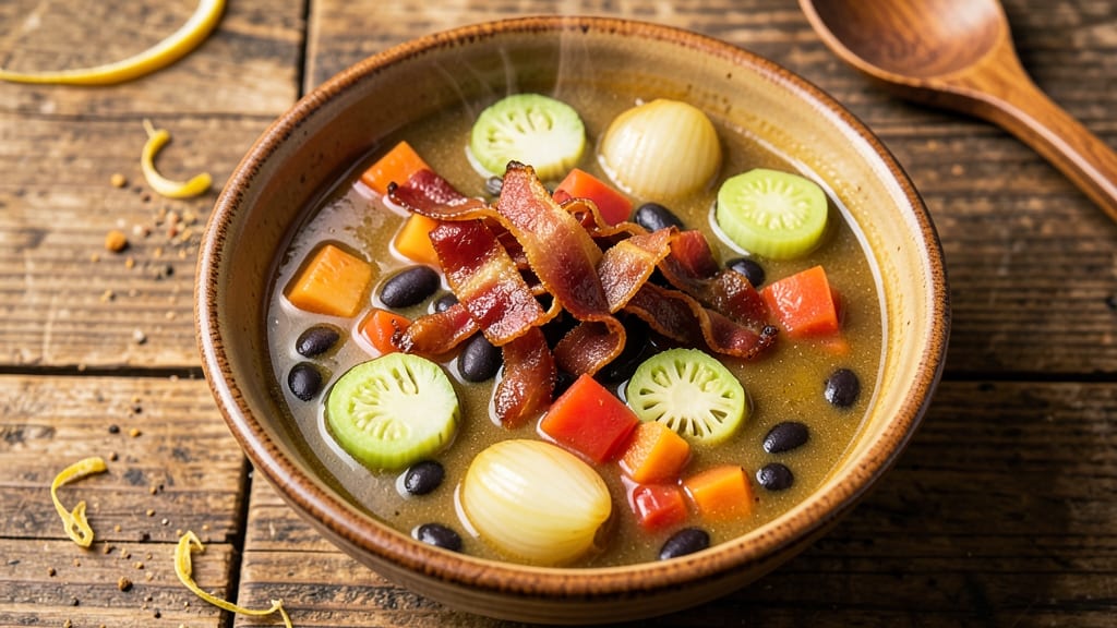 Beanland Soup Recipe: Slow-Simmered Bean and Celery Crown Symphony
