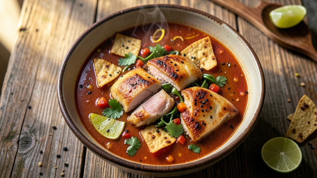 Azteca Chicken Tortilla Soup Recipe: Smoky Cumin and Crispy Tortilla Crunch