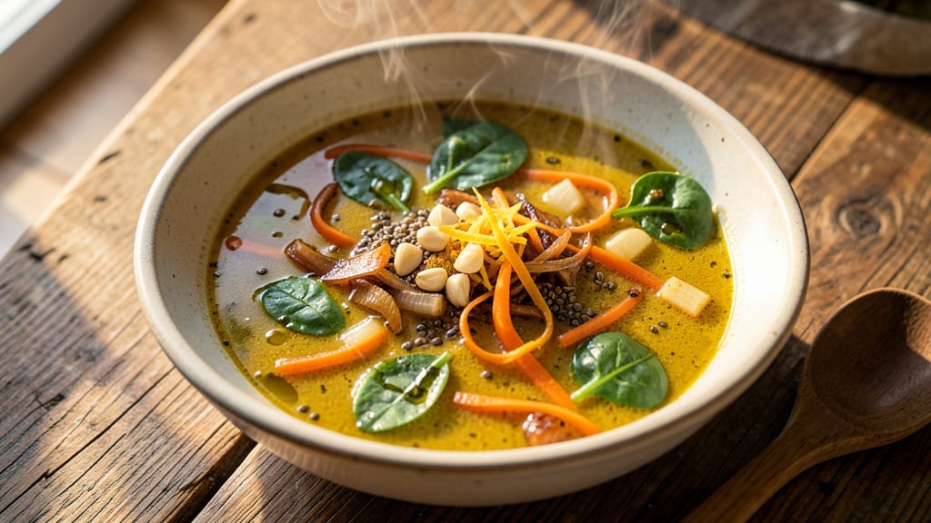 Anti-Inflammatory Vegetable Soup Recipe: Gut-Healing Turmeric and Ginger Base