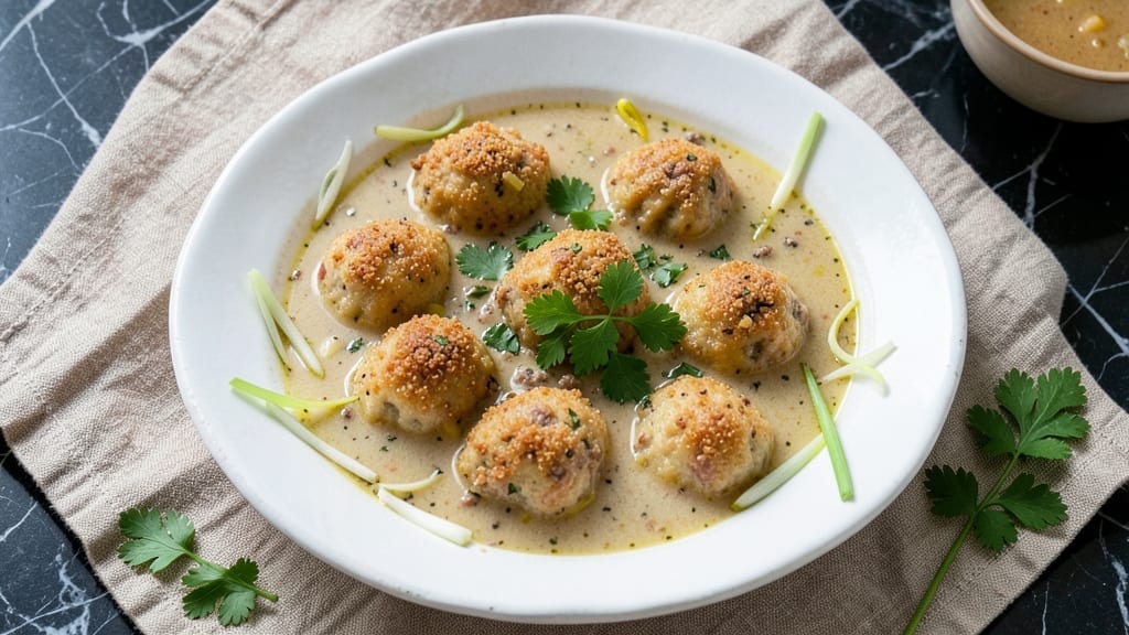 Almondigas Soup Recipe: Golden Meatballs in Silky Tomato Broth