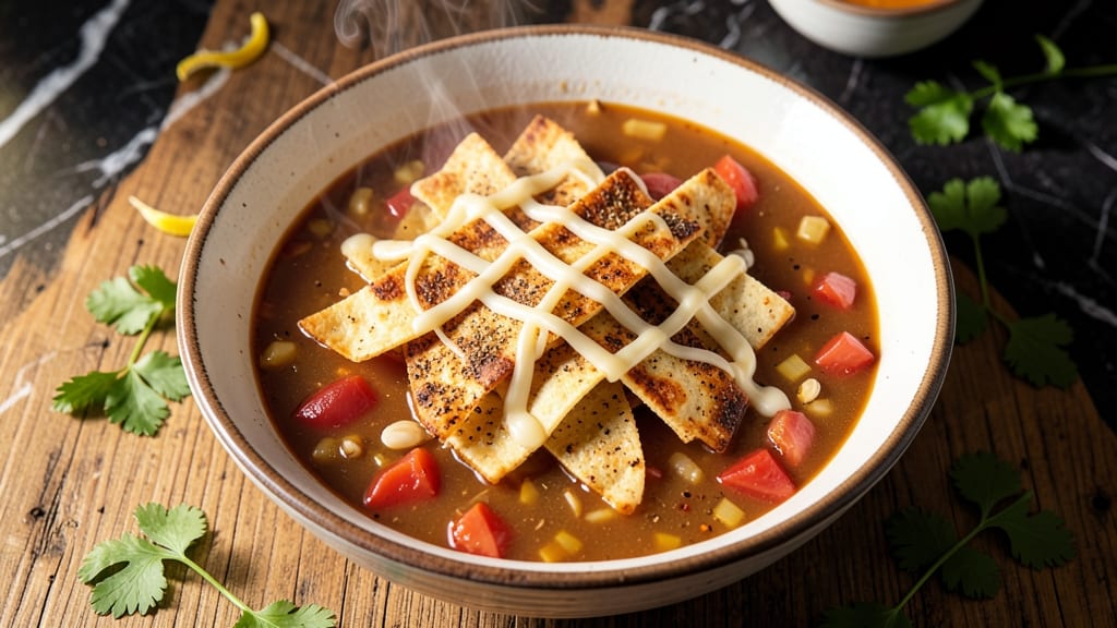 Basic Tortilla Soup Recipe: Zesty Lime and Cumin Kicks in One Pot