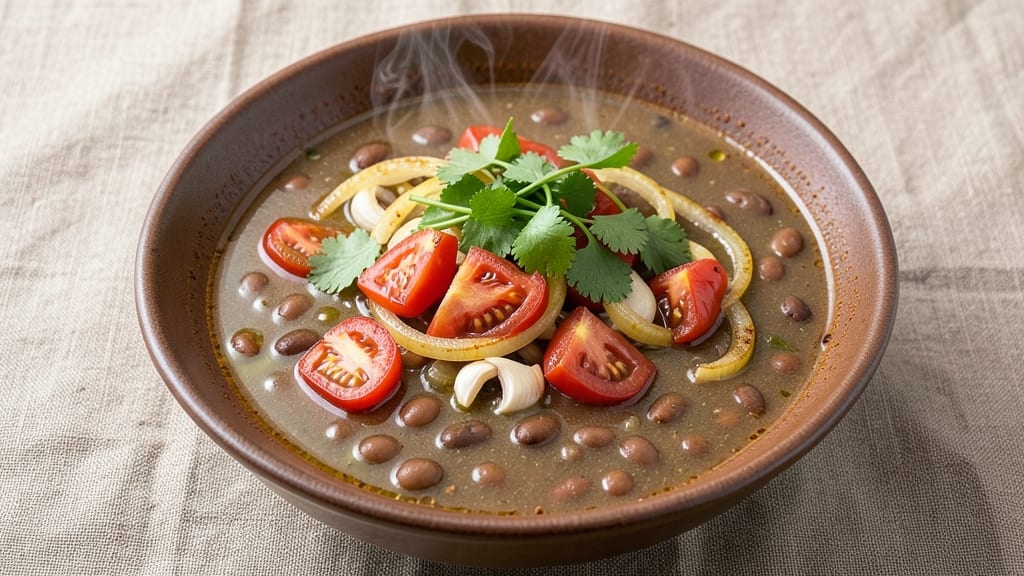 Black Bean Soup Recipe With Rotel Tomatoes: Smoky Spice and Crunchy Tortilla Topping Twist