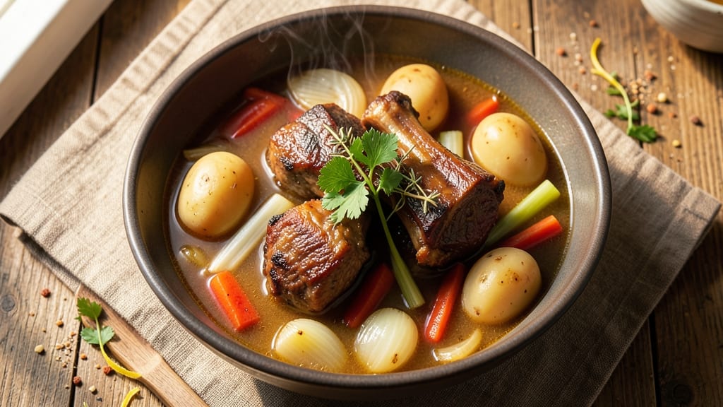 5 Star Vegetable Beef Soup Recipe: Savory Depth From Slow-Simmered Bones