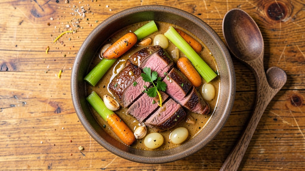 Beef Stew Recipe Crock Pot: Onion Soup Mix Crunch Over Hearty Beef Velout