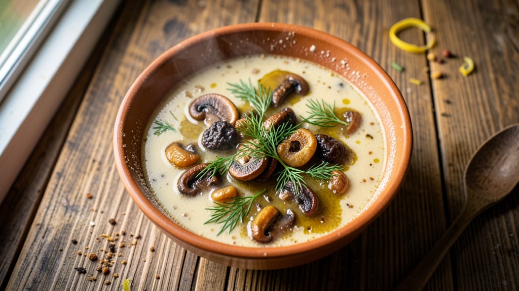 Authentic Polish Mushroom Soup Recipe: Smoky Dill and Bay Leaf Depth