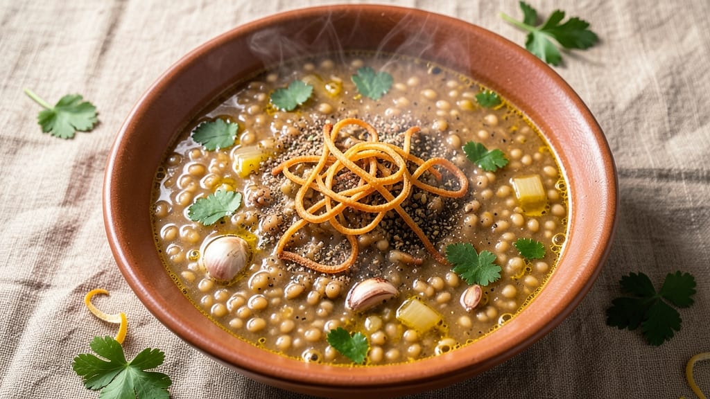 Arabic Barley Soup Recipe: Spiced Turmeric and Cumin Harmony in One Pot