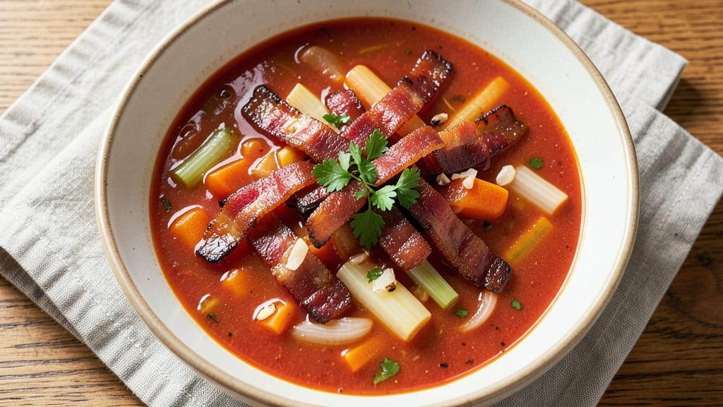 Bertucci's Soup Recipe: Smoky Bacon and Celery Crown Crunch