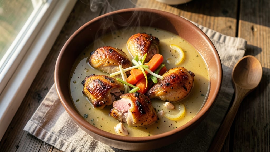 Alison Roman's Chicken Soup Recipe: Slow-Simmered Comfort With Homemade Egg Drop Swirls