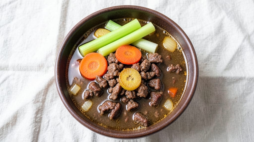 Beef Soup Recipe With Ground Beef: Savory Depth From Slow-Simmered Spices