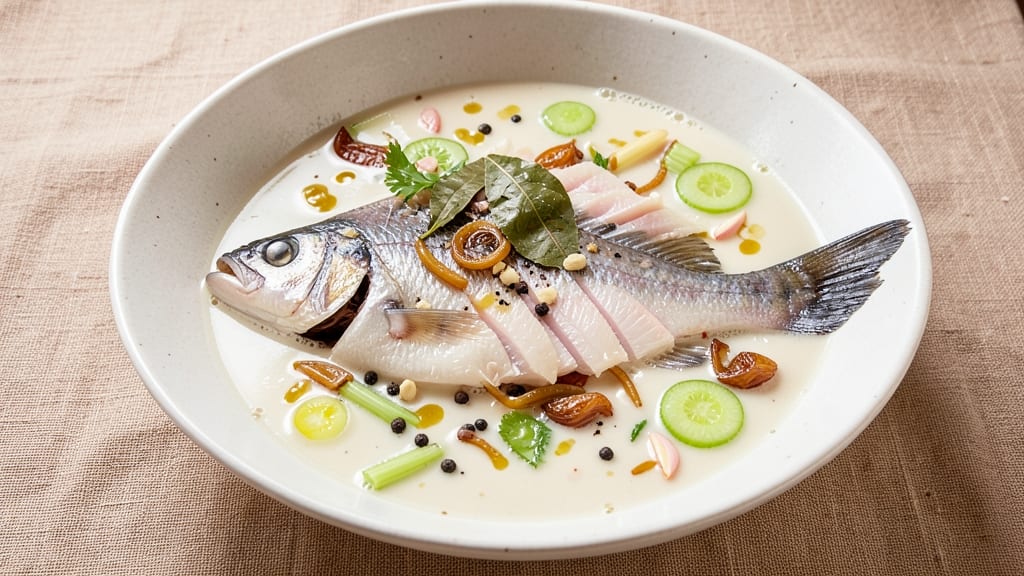 Bangus Soup Recipe: Crispy Celery Crowns Over Silky Fish Velouté