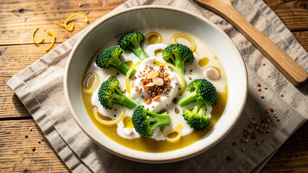 Alkaline Broccoli Soup Recipe: Earthy Greens and Creamy Umami Harmony