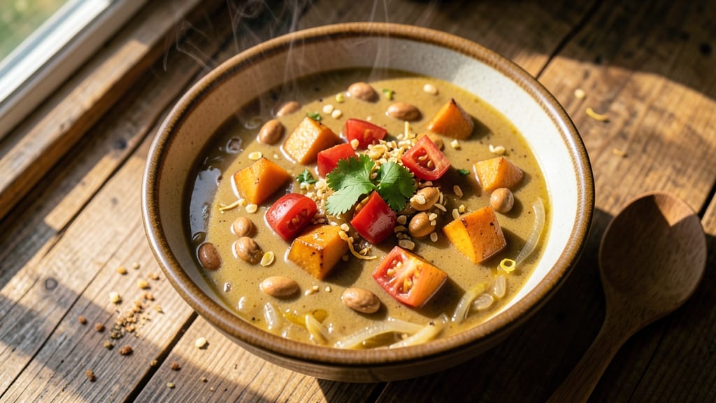 African Sweet Potato Peanut Soup Recipe: Nutty-Sweet Spice Harmony in One Pot