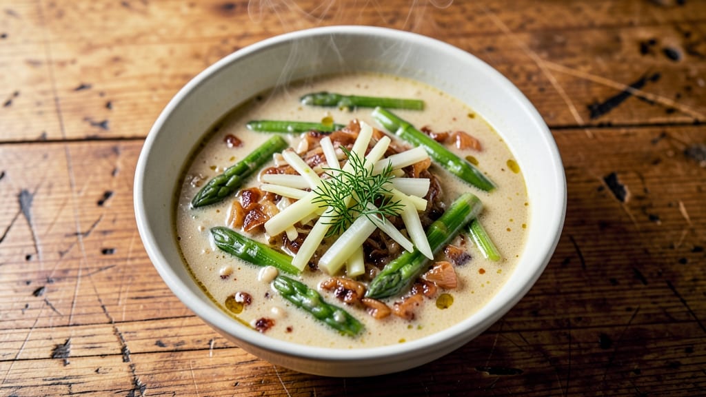 Asparagus and Celery Soup Recipe: Earthy Umami Depth With Fresh Herb Finish