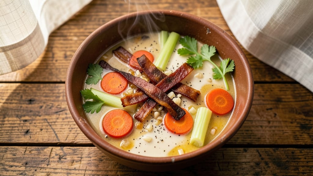 Biltong Soup Recipe: Smoky-Spiced Beef and Celery Crown Crunch