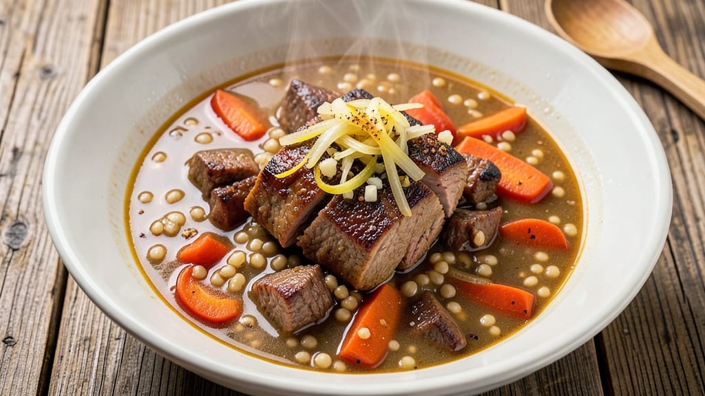 Beef Barley Soup Pressure Cooker Recipe: One-Pot Heartiness in 25 Minutes